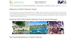 Desktop Screenshot of northvietnamtravel.com